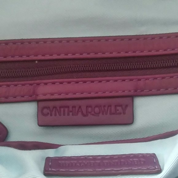 Cynthia Rowley, Leather handbag, with handles and shoulder/crossbody strap - Picture 2 of 4